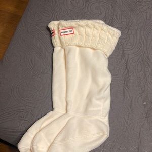NWOT. Hunter rain boot socks. Size Large.